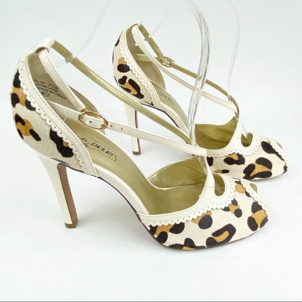 Oh Deer! Marshmallow Retro Heels 8.5
